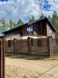 Отделка фасадов металлическим сайдингом (дер. Вахромеево, Конаковский р-н)_фото_5