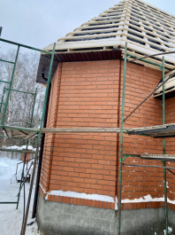 Реконструкция кровли, замена водосточной системы, отделка подбоя (Конаково)_фото_7