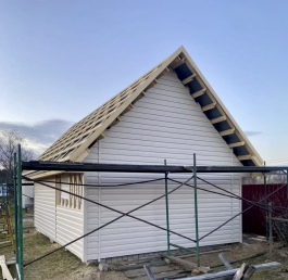 Ремонт кровли, фасадные работы (дер. Голобово)_фото_4