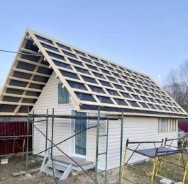 Ремонт кровли, фасадные работы (дер. Голобово)_фото_5