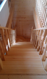 Лестница поворотная с забежными ступенями, Черногубово_фото_3